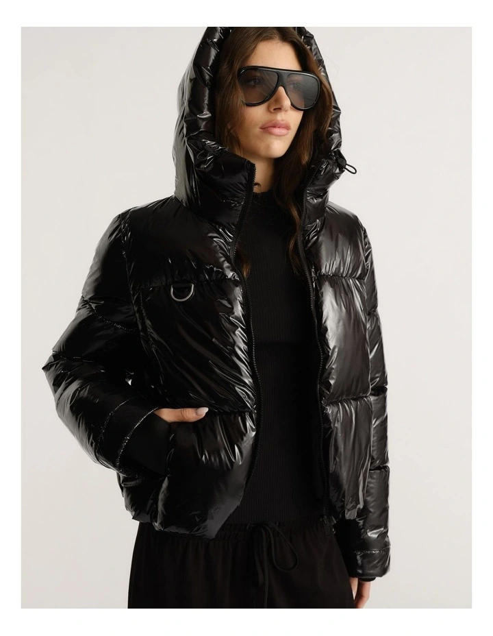 D-Luxe Gloss Puffer Jacket image 3