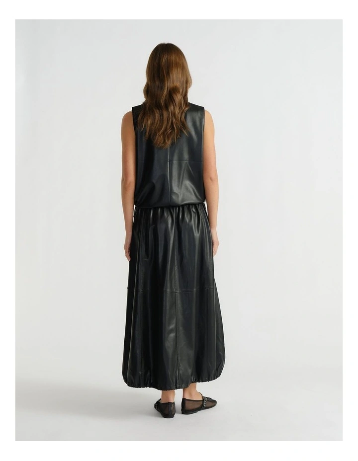 D-Luxe Faux Leather Top image 2