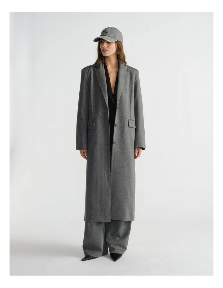 D-Luxe Pinstripe Blazer Coat image 1