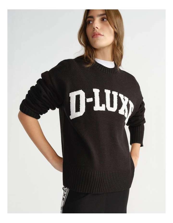 D-Luxe Logo Knit Jumper image 3