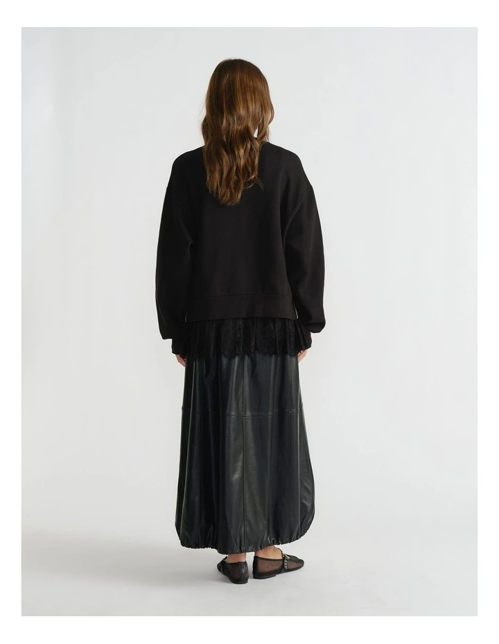 D-Luxe Lace Sweatshirt image 2