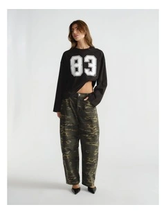 D-Luxe Number Long Sleeve Tee