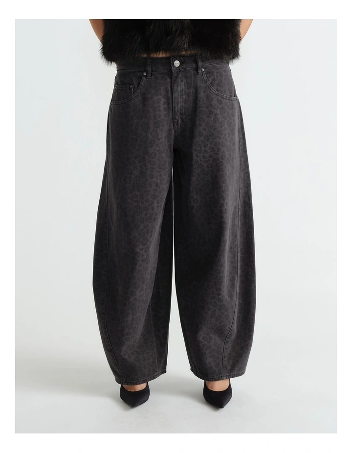 Quinn Barrel Jean in Grey image 3