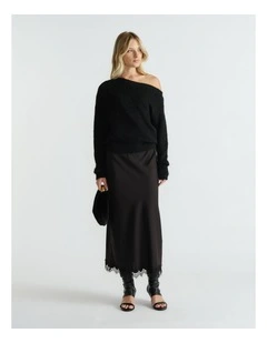 Abigail Tipped Shoulder Knit
