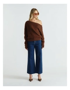 Abigail Tipped Shoulder Knit
