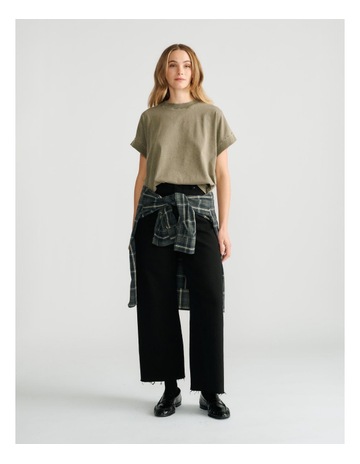 Fern Green Acid Wash colour