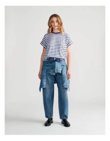 Steel Blue Stripe colour