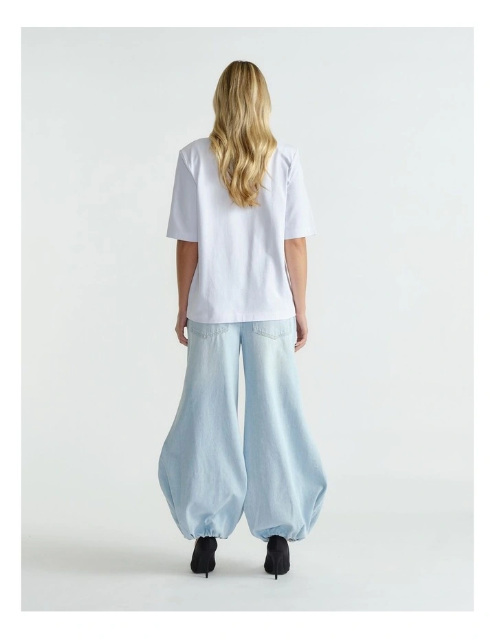 Phoebe Shoulder Pad Tee image 2