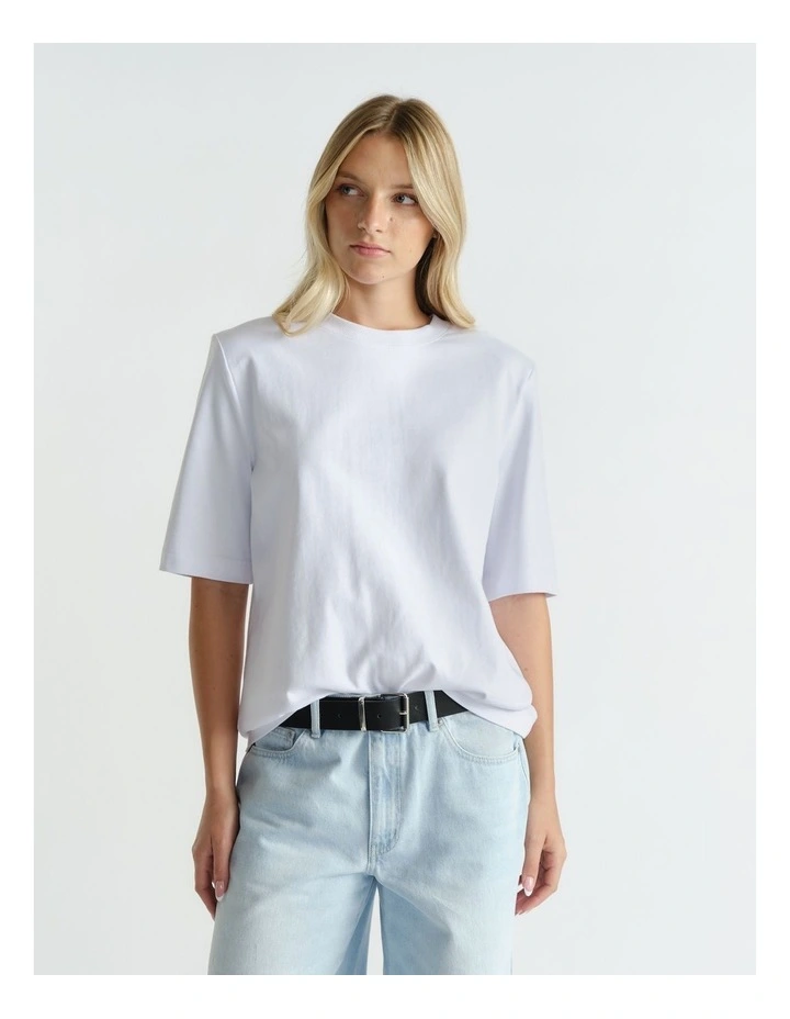 Phoebe Shoulder Pad Tee image 3
