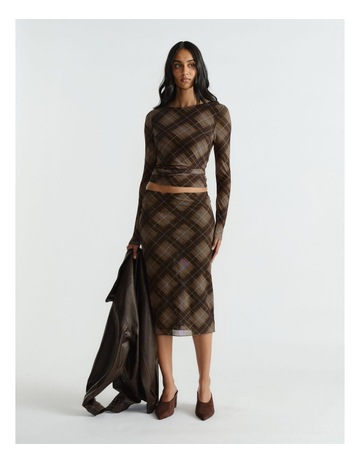 Caramel Check colour