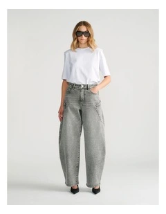 Joey Rhinestone Barrel Jean