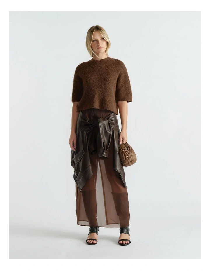 Lola Fluffy Knit Tee image 1