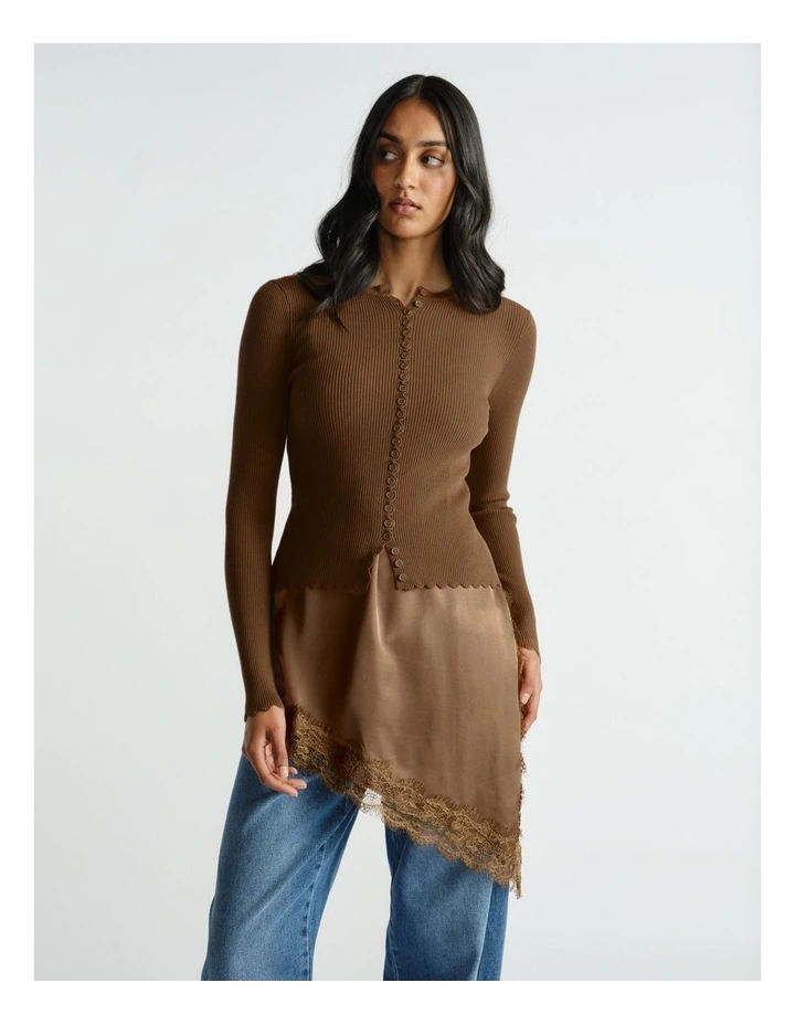 Lana Scallop Button Top image 3