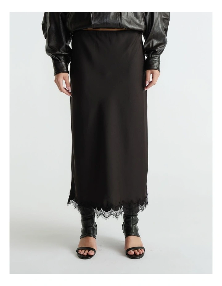 Penny Lace Trim Maxi Skirt image 3