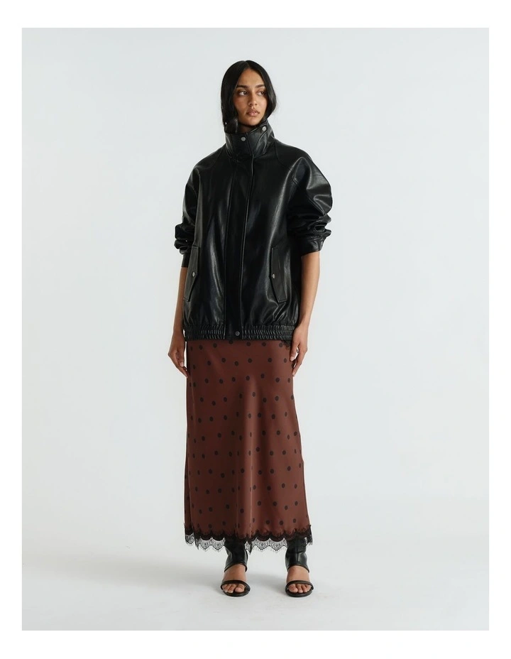 Penny Lace Trim Maxi Skirt image 1