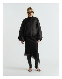 Oakley Oversized Bomber Jacket in Black