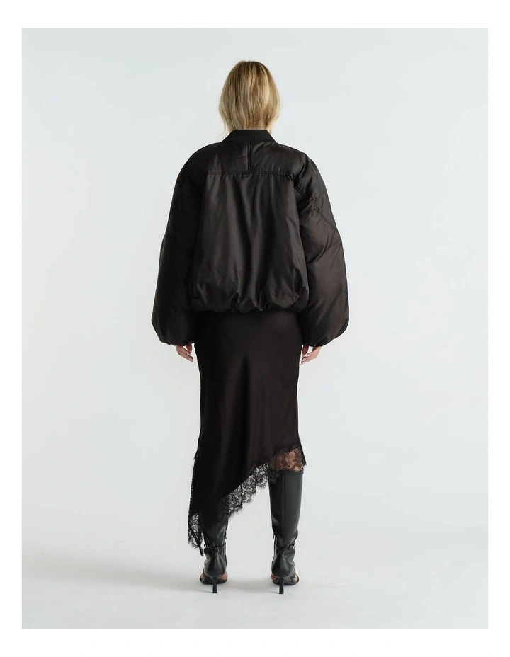 Oakley Oversized Bomber Jacket in Black image 2