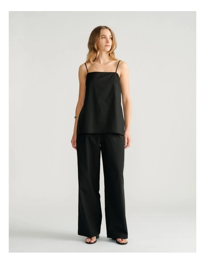 Abbey Pull On Pant in Black image 1