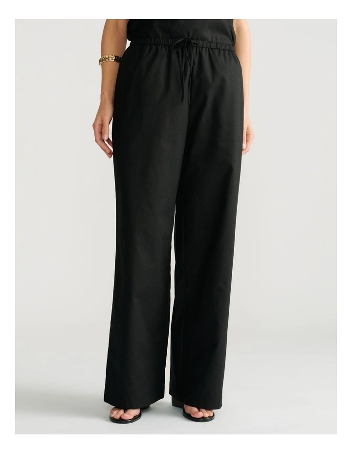 Abbey Pull On Pant in Black image 3