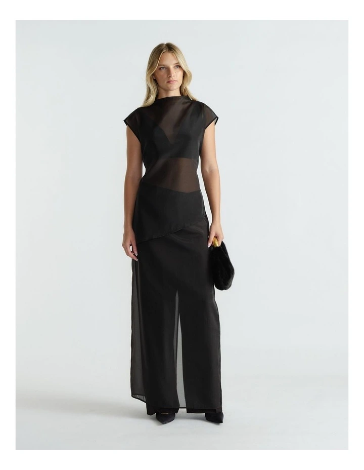 Tyra Sheer Tie Top image 1