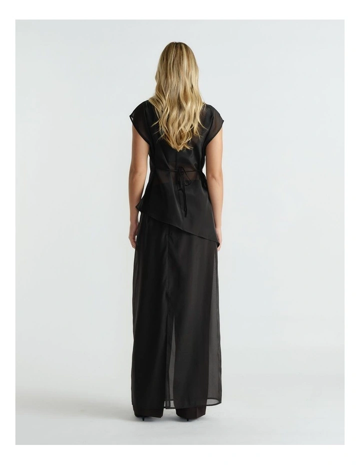 Tyra Sheer Tie Top image 2