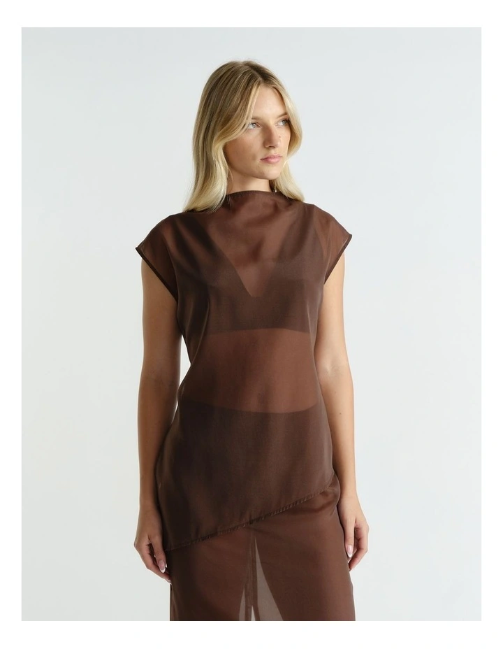Tyra Sheer Tie Top image 3