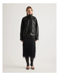 Rue Fringed Midi Skirt