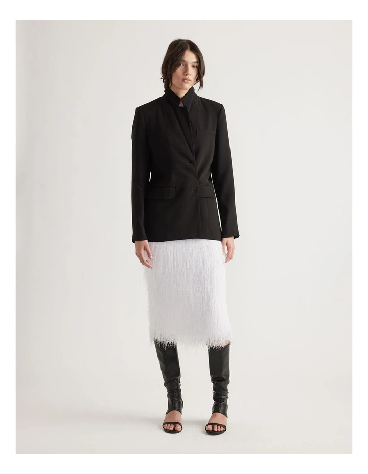 Rue Fringed Midi Skirt image 1