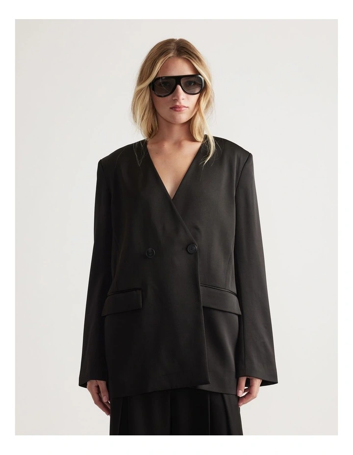 Sidney Satin Blazer image 3