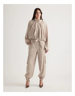 Stella Satin Cargo Pant