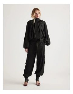 Stella Satin Cargo Pant