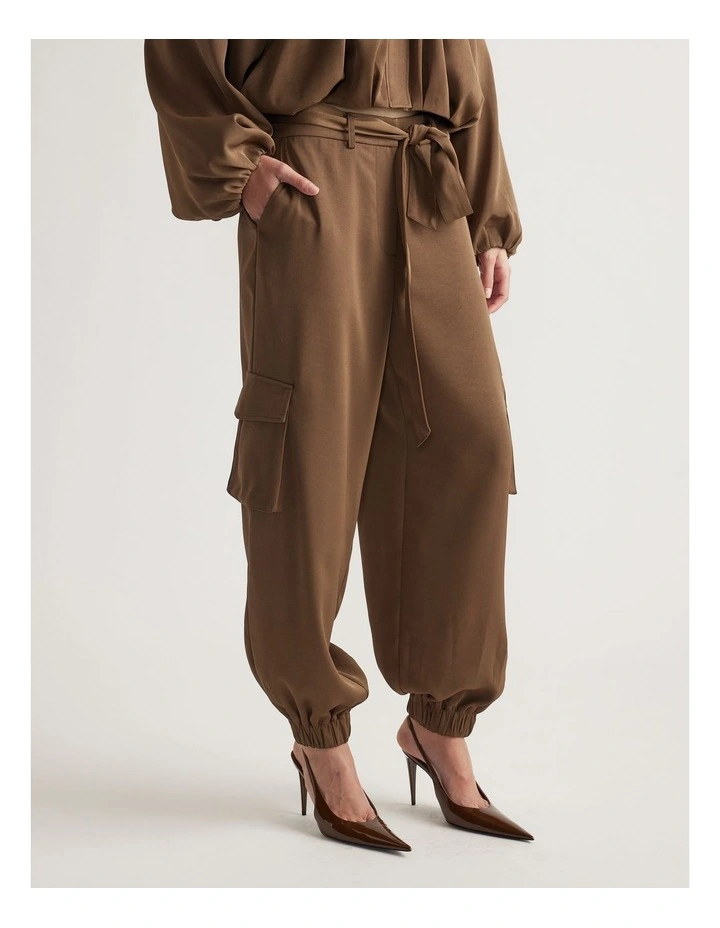 Stella Satin Cargo Pant image 3
