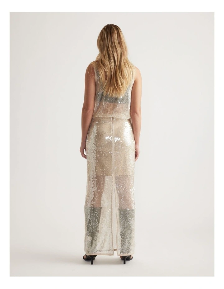 Frankie Sequin Maxi Skirt image 2