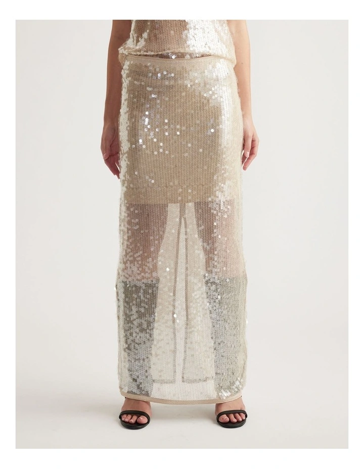Frankie Sequin Maxi Skirt image 3