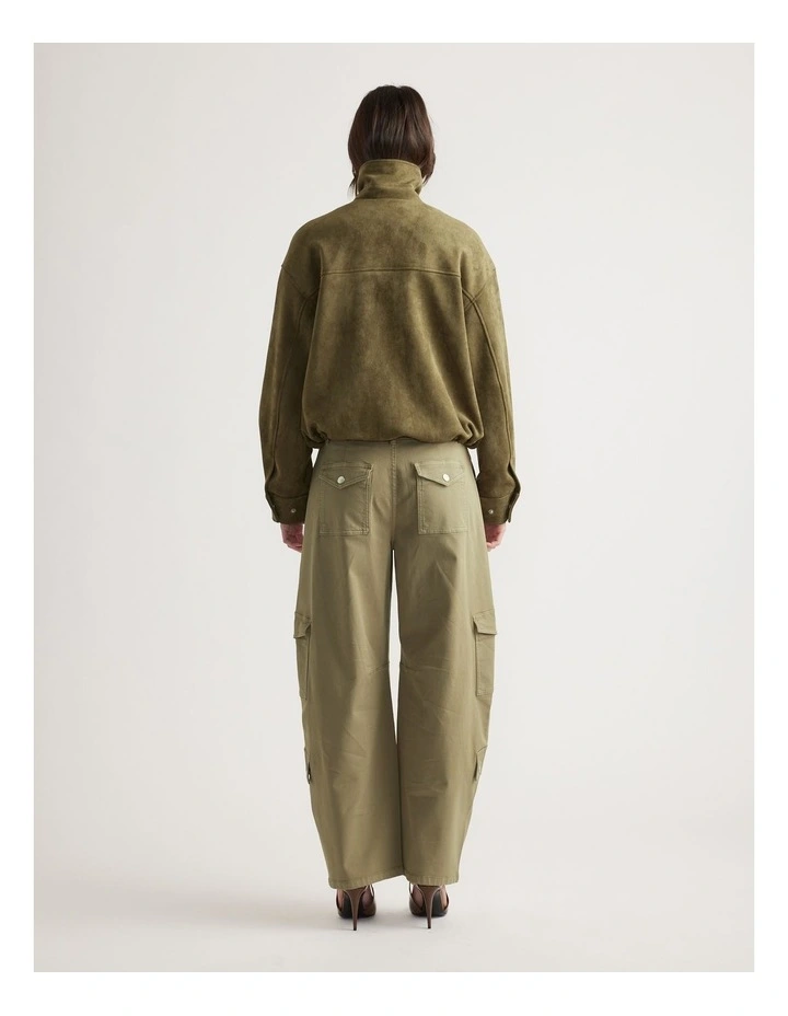 Georgie Suede Biker Jacket image 2