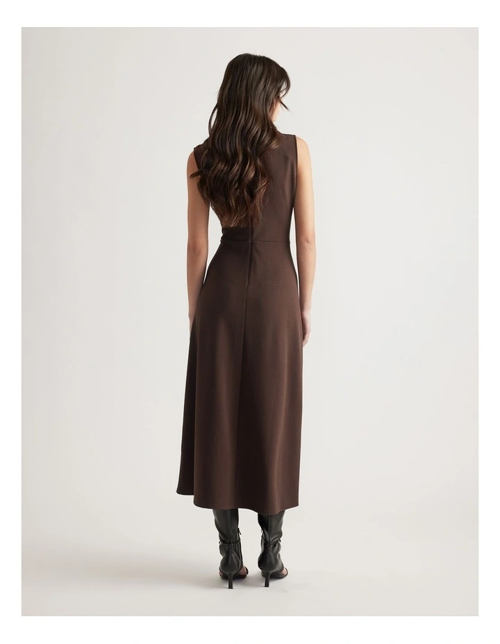 Rachel Ruched Front Midi Dress image 2