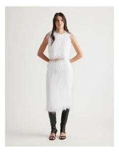 Rue Fringed Shell Top
