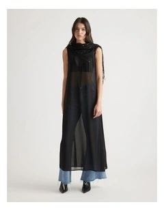 Eliza Sheer Maxi Dress