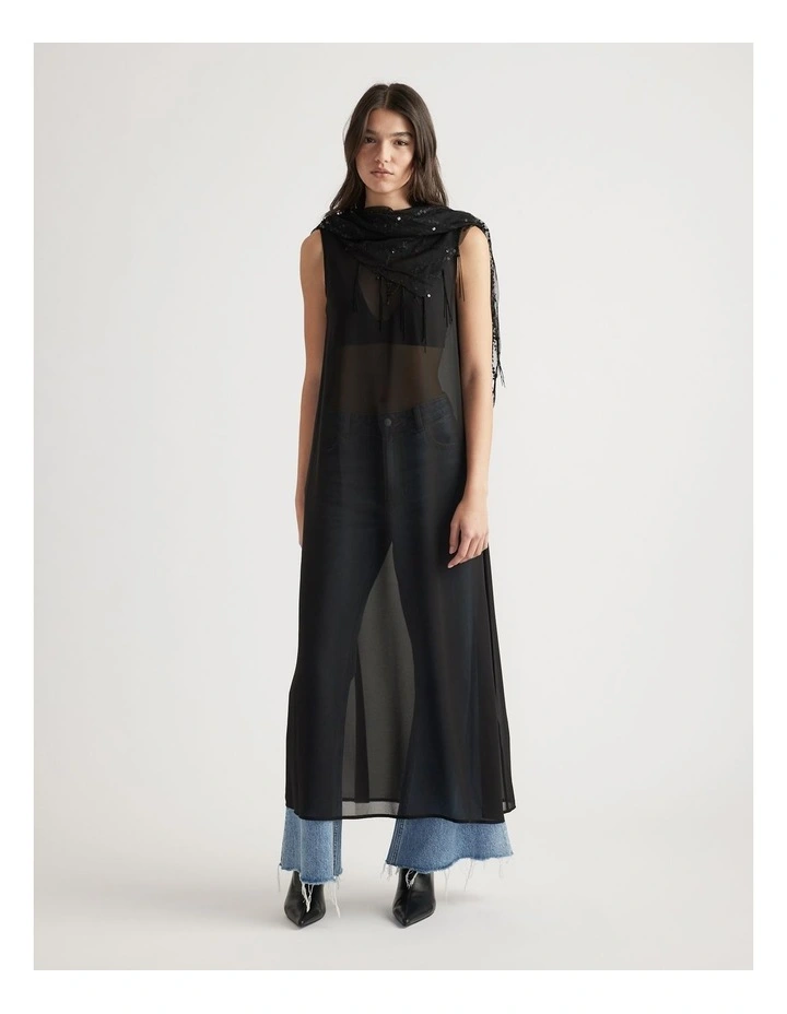 Eliza Sheer Maxi Dress image 1