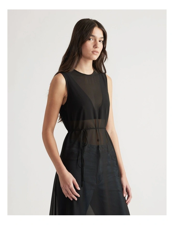 Eliza Sheer Maxi Dress image 3