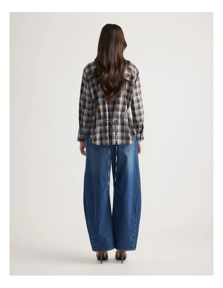Krystal Tie Check Shirt image 2