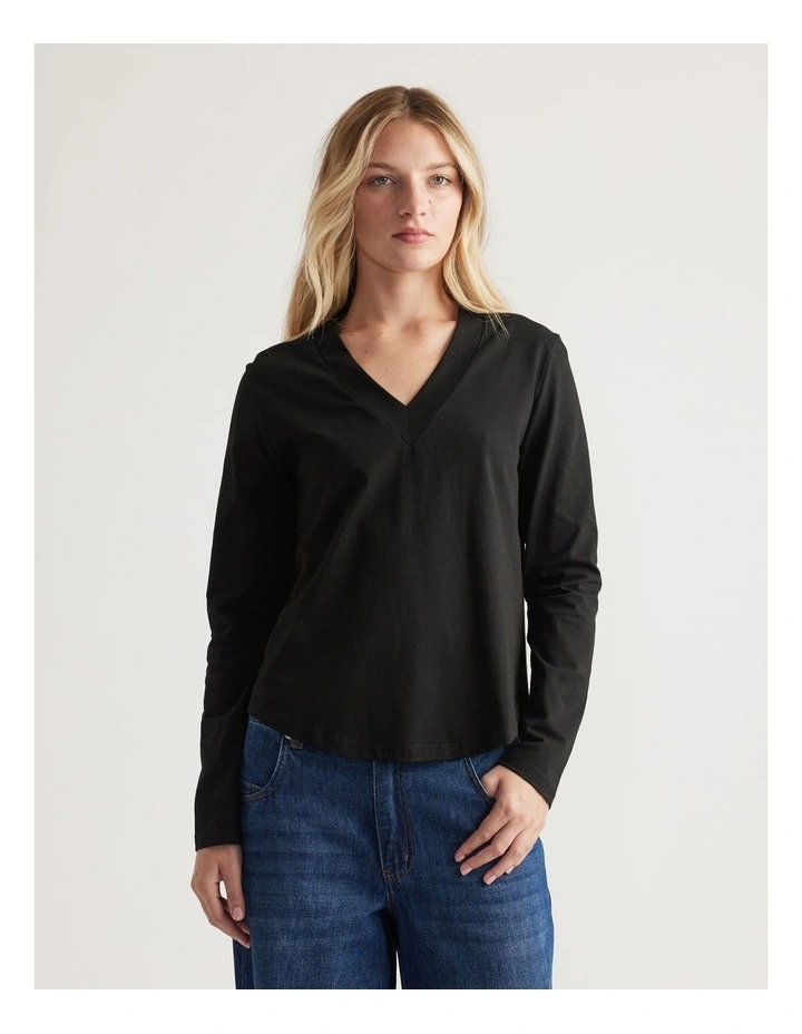 Imogen V Neck Long Sleeve image 3