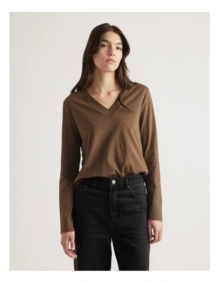 Imogen V Neck Long Sleeve image 3