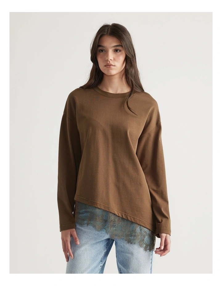 Sofia Lace Trim Long Sleeve image 3