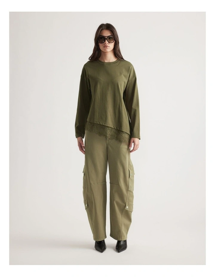 Sofia Lace Trim Long Sleeve image 1