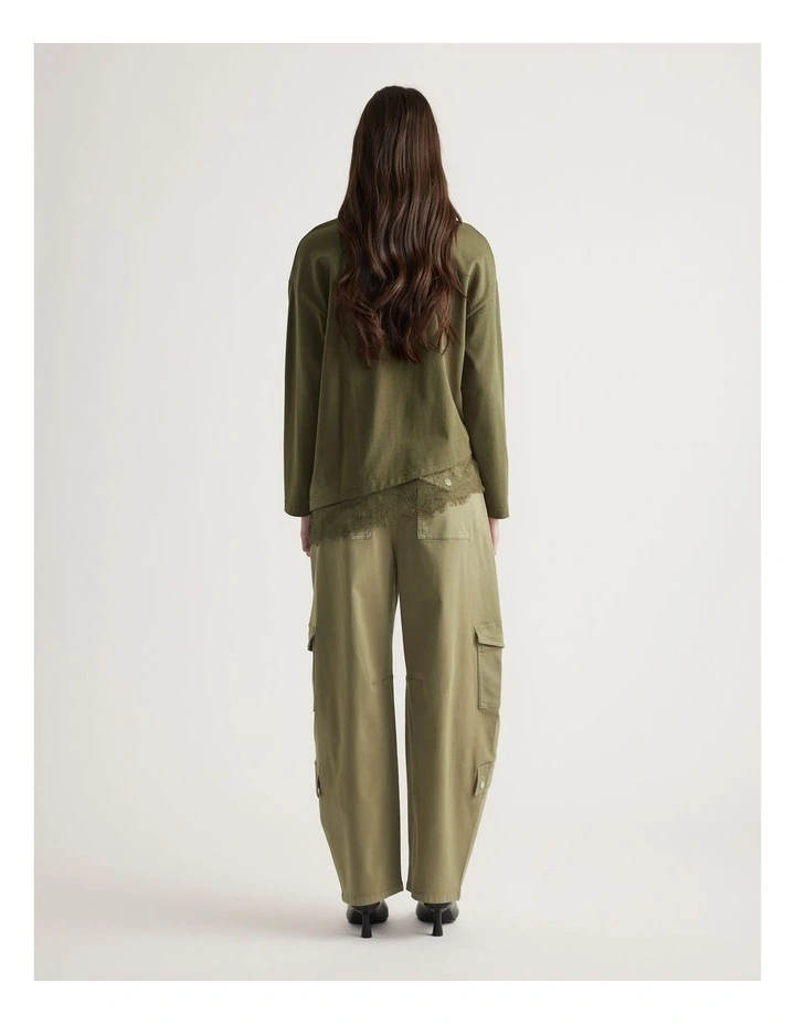 Sofia Lace Trim Long Sleeve image 2