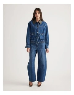 Romi Contrast Denim Jacket