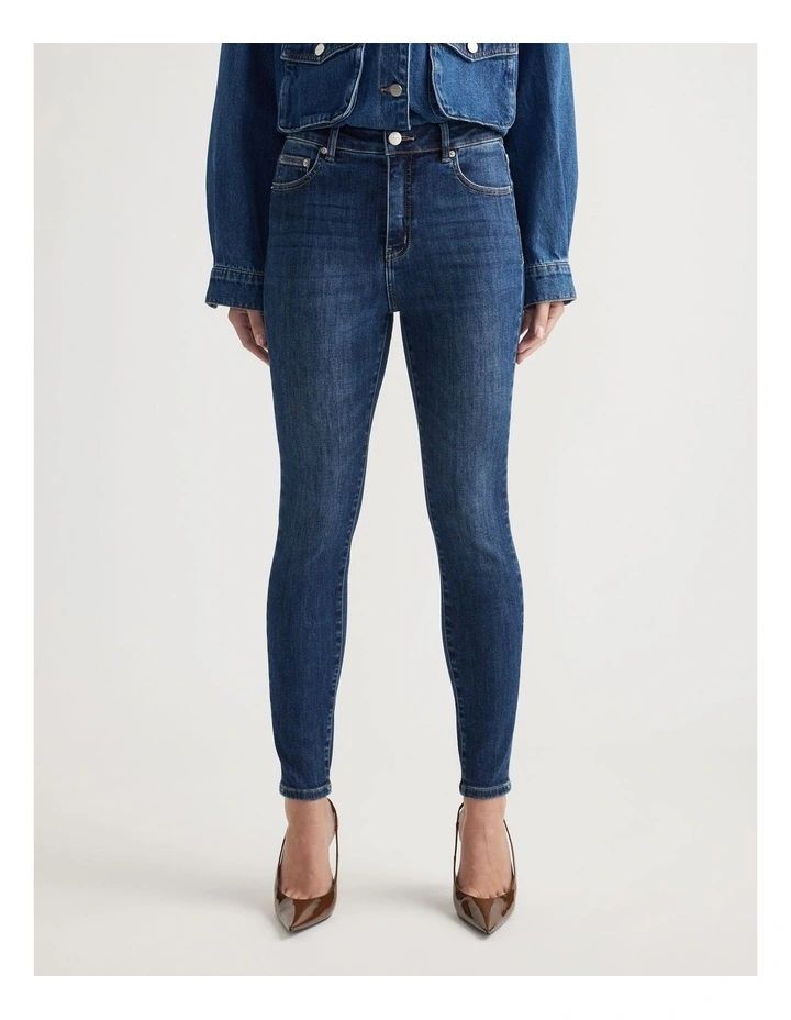 Evie High Rise Skinny Jeans image 3