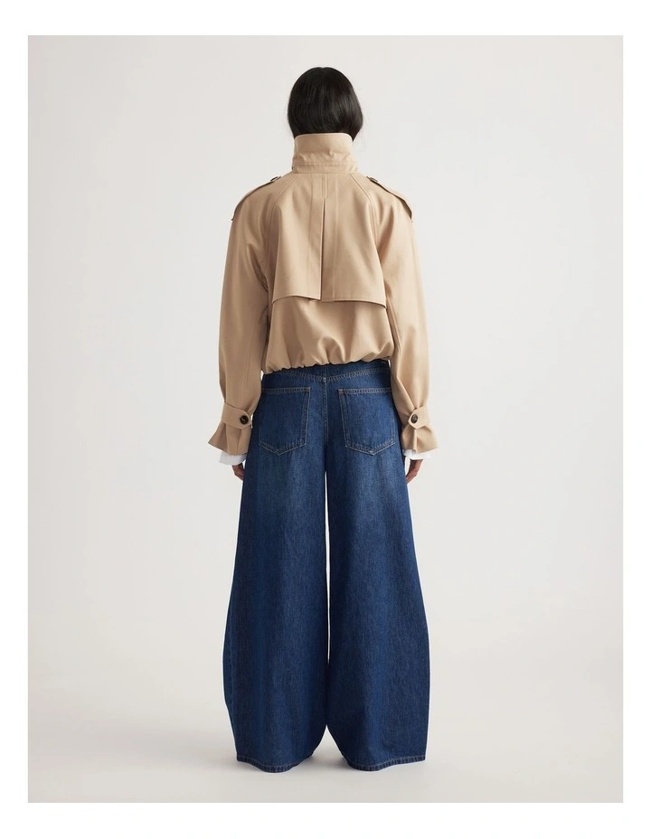 Winnie Super Wide Leg Jean in Blue image 2