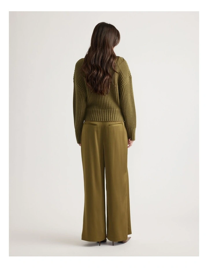 Rose Drop Shoulder Knit Jumper image 2
